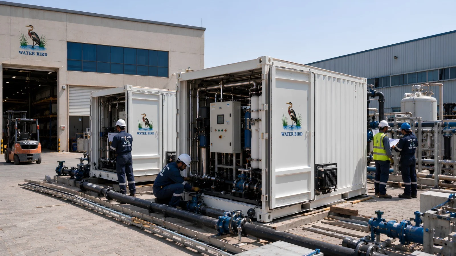First containerized TSE polishing plant